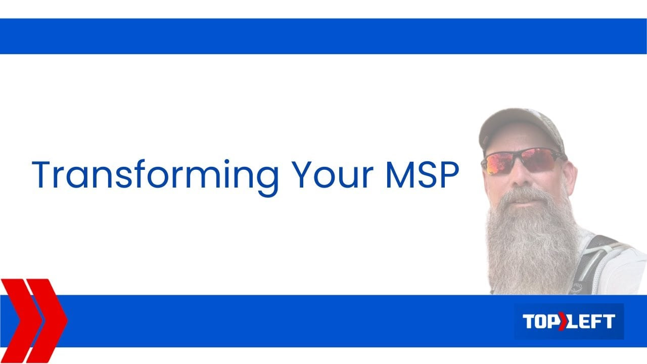 Transforming Your MSP: Scott Taylor @ Allixo