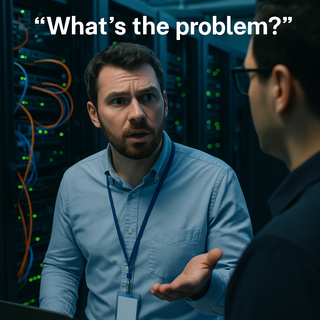 Whats the problem in an information technology environment