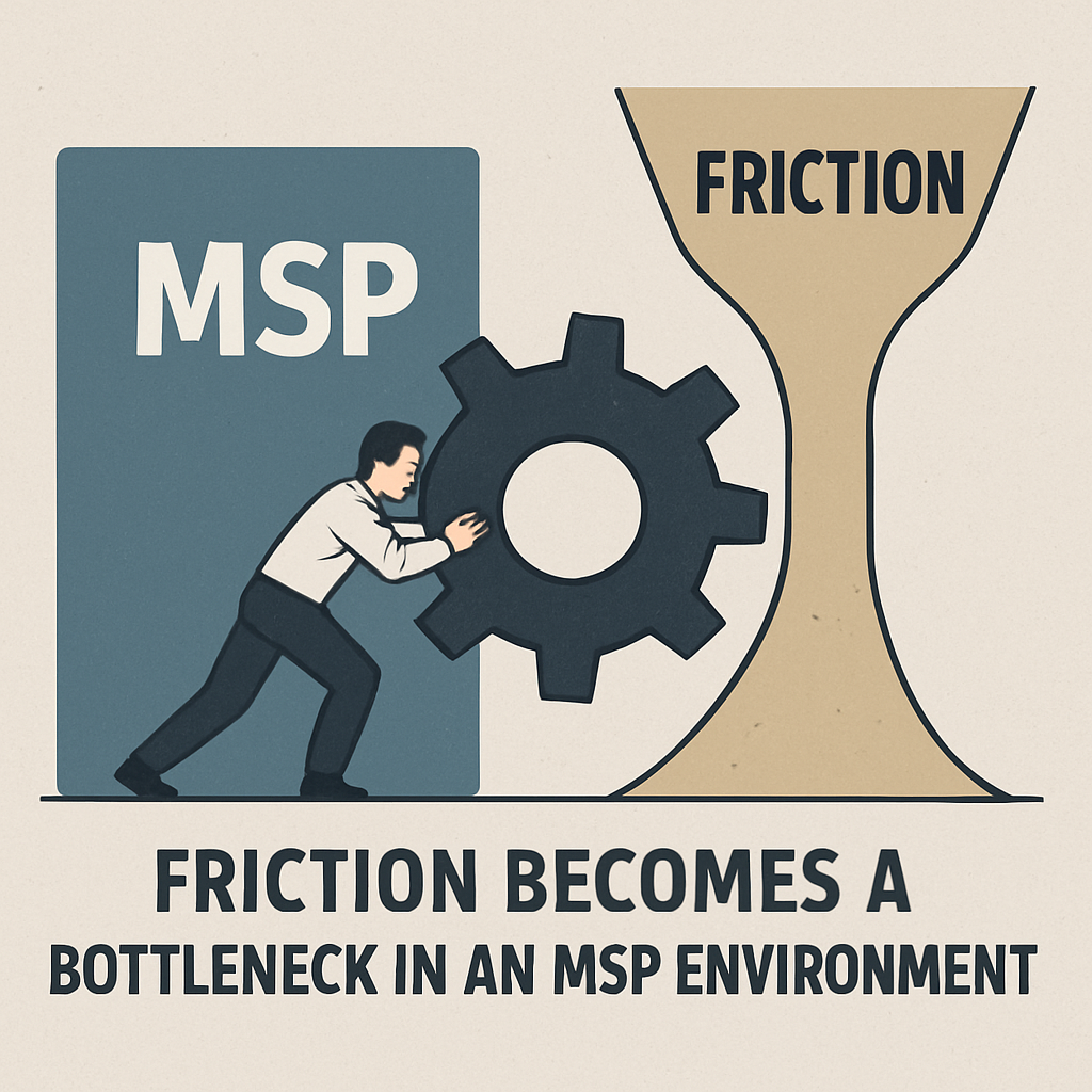 friction becomes a bottleneck in an msp environment