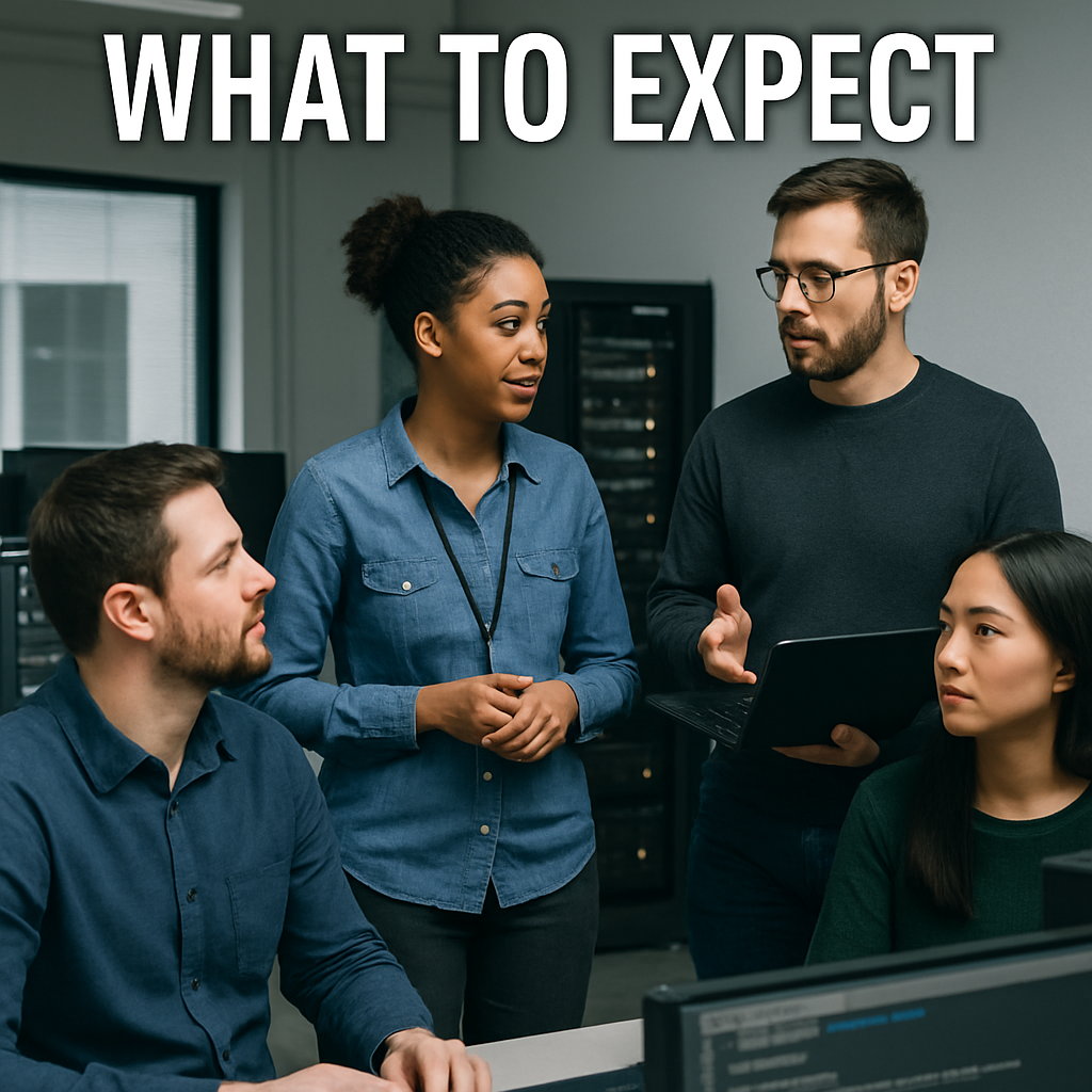 what to expect image in an IT environment Real people not animatedcartoons