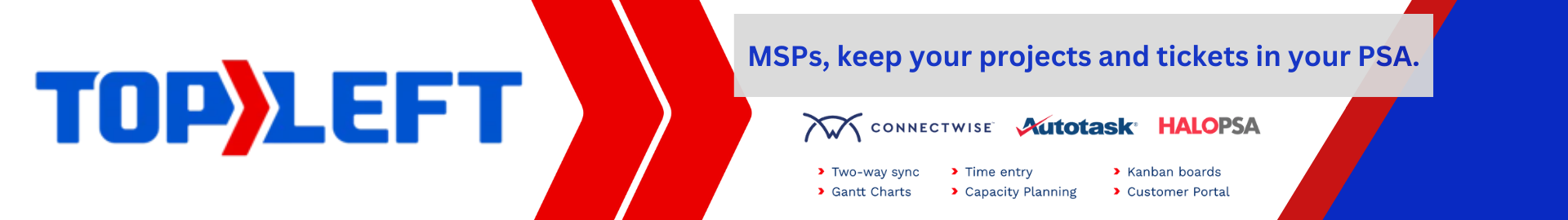 TopLeft Email banner