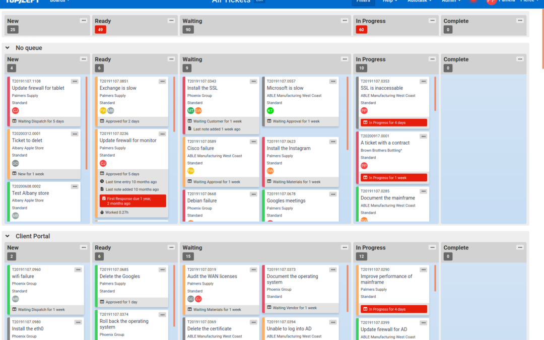 Need to see your Autotask PSA data in Trello? Try this Kanban board instead