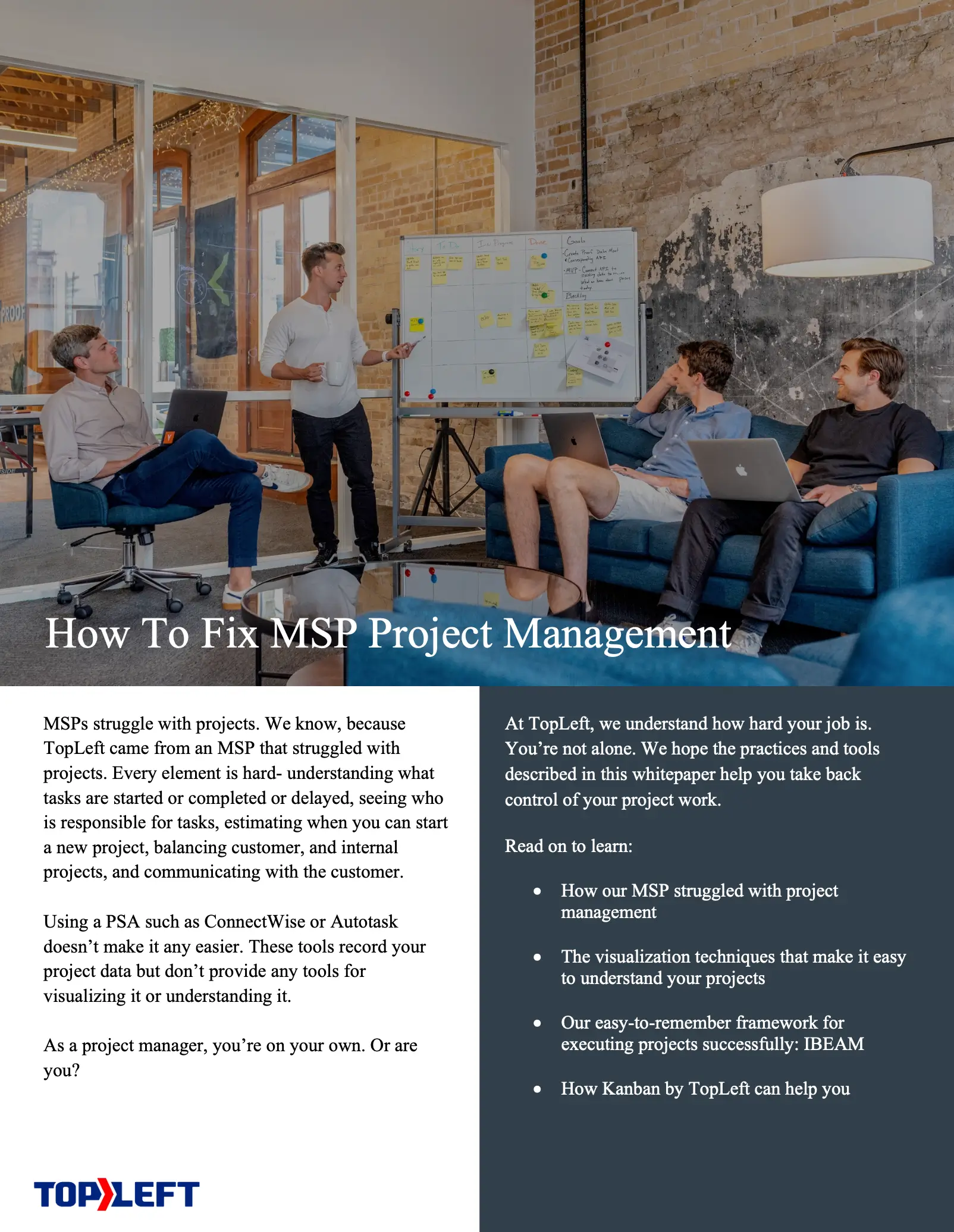 How To Fix MSP Project Management