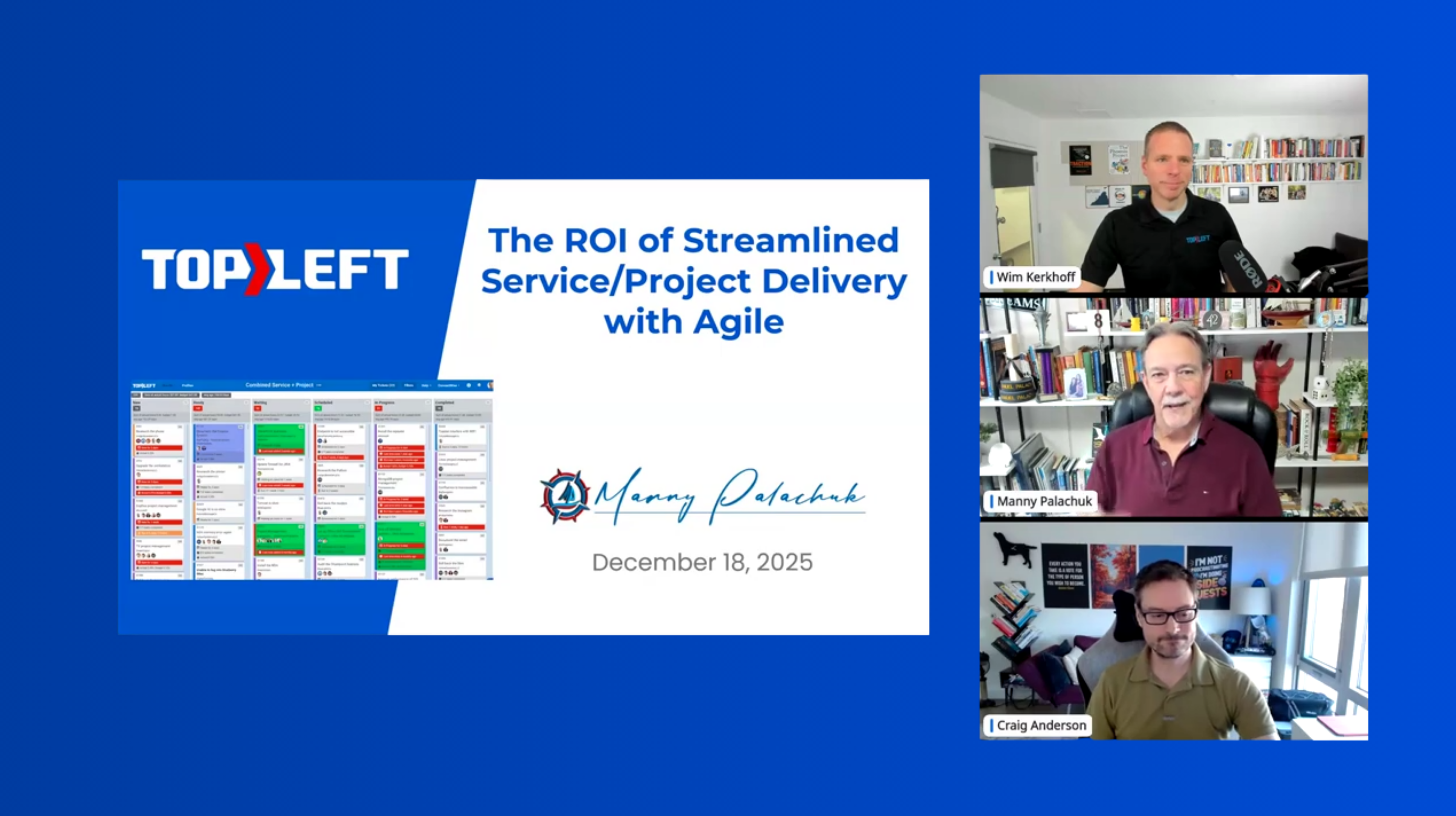 The ROI of Streamlined Service/Project Delivery with Agile