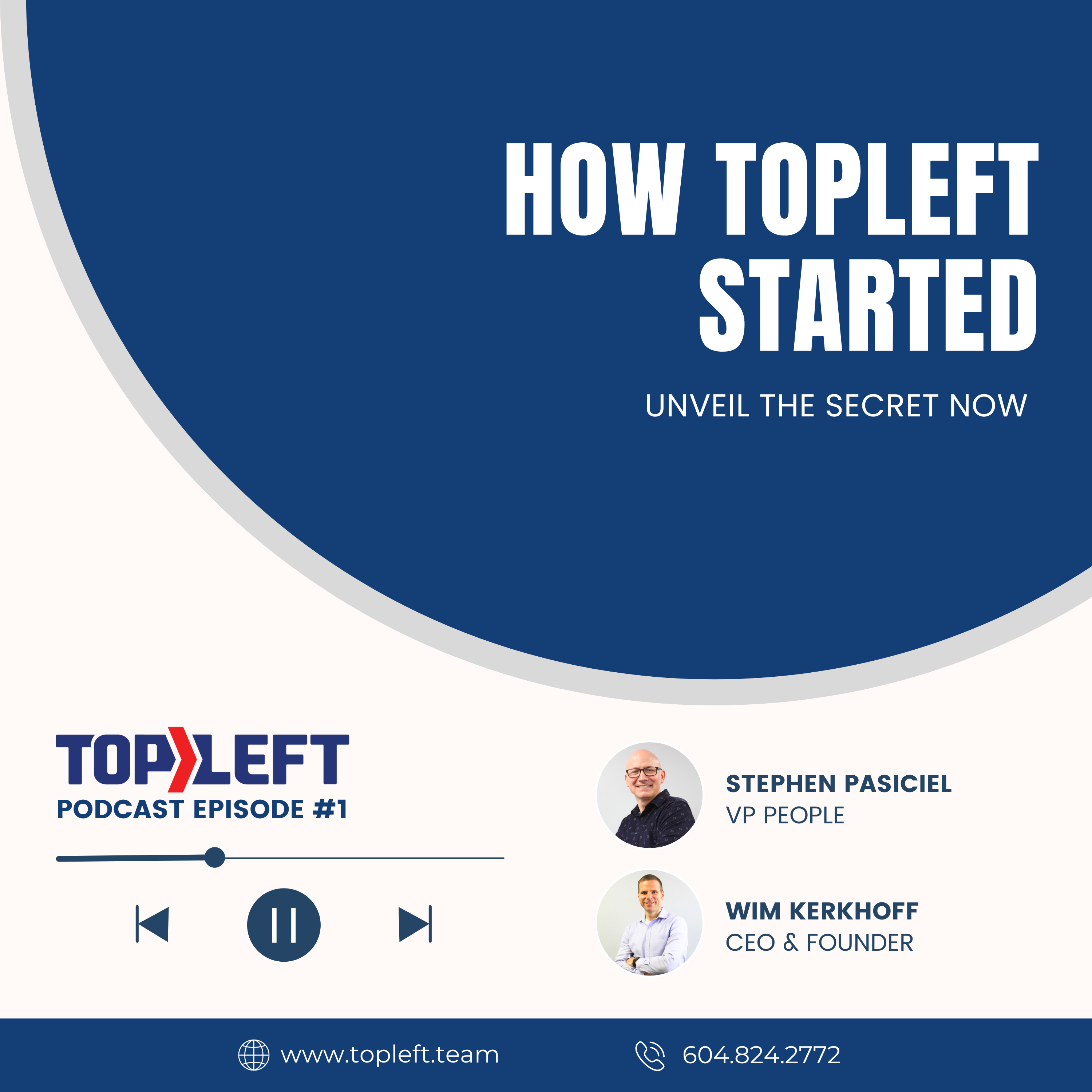 Podcast Ep 1 | How TopLeft Started
