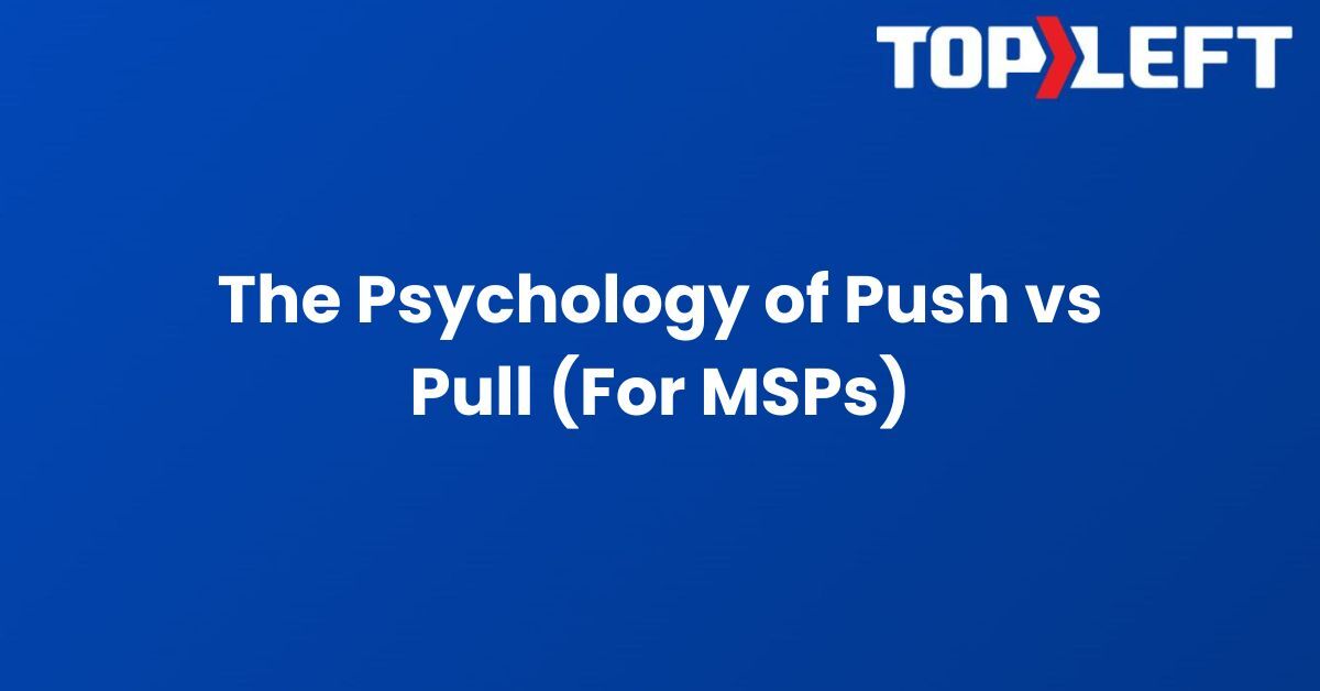 Pull vs Push: Why Assigning Work Doesn’t Work for HaloPSA MSPs